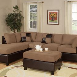 AB Furniture - 3 pc sectinal $599.99 its also comes in different colors with ottmon come and see more that we have to offer thanks