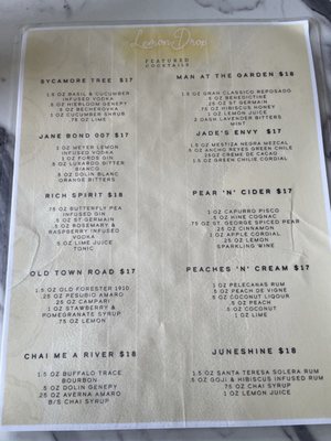 Menu photo 1 Lemon Drop Alameda, CA Menu photo 1 Lemon Drop Alameda, CA