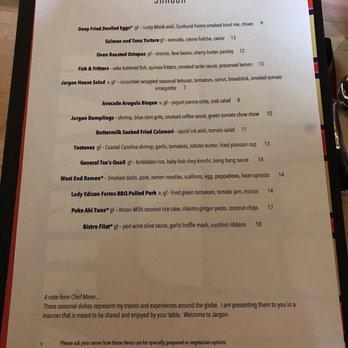 Jargon - New American Near Me - Asheville, North Carolina