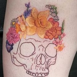The original tattoo done in 2023 (taken with Vanessa's camera)