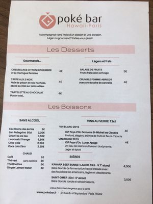 Menu photo 5 Poké Bar Paris, 75