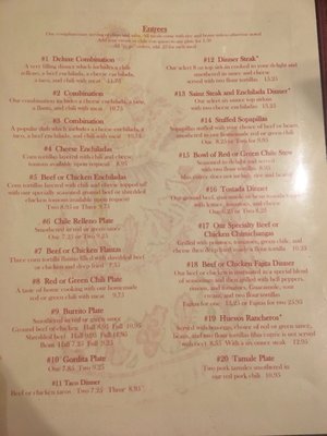 Menu photo 7 CJ's Si Senor Alamogordo, NM
