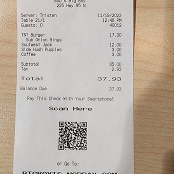 Big Boy - Total for two people. - Desserts Near Me - Indian Springs, Nevada