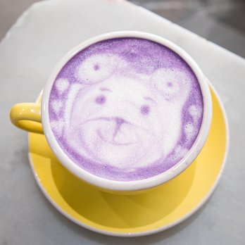 Basilur - Ube Latte - Coffee & Tea Near Me - Buena Park, California
