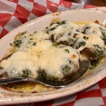 Brick Oven Pizza Company - Mushrooms  Spicy Cream Cheese Stuffed Mushrooms really good!! - Pizza Near Me - Abilene, Texas