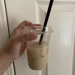 Plain iced coffee Plain iced coffee