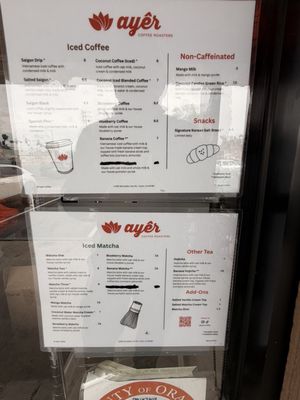 Menu photo 5 Ayer Coffee Tustin, CA