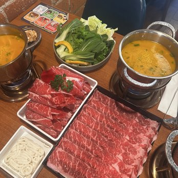 HE&C Tea + Pot - American Wagyu Short Rib + Golden Chicken Broth - Hot Pot Near Me - Palo Alto, California HE&C Tea + Pot - American Wagyu Short Rib + Golden Chicken Broth - Hot Pot Near Me - Palo Alto, California