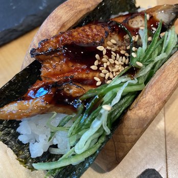 Sugo Hand Roll Bar - Eel handroll - Sushi Bars Near Me - Seattle, Washington Sugo Hand Roll Bar - Eel handroll - Sushi Bars Near Me - Seattle, Washington
