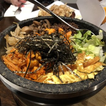 Bonchon Mountain view - Spicy Chicken BiBimBap - Korean Near Me - Mountain View, California
