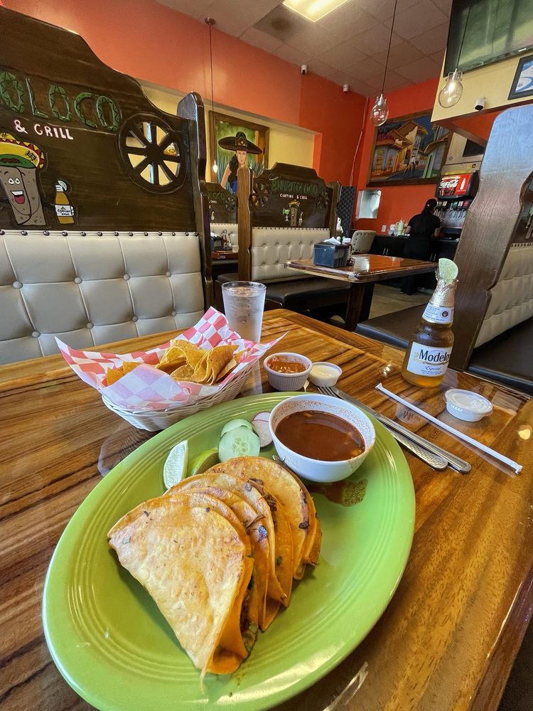 Food from Burrito Loco Mexican