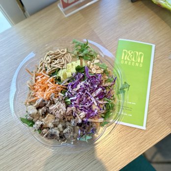 Neon Greens - Thai BBQ salad - Salad Near Me - St. Louis, Missouri Neon Greens - Thai BBQ salad - Salad Near Me - St. Louis, Missouri