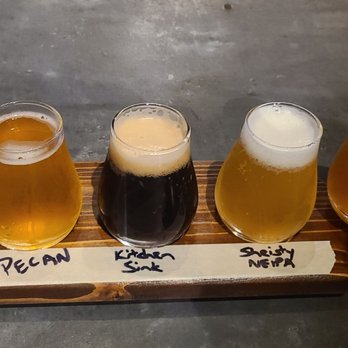 Bayboro Brewing - Flight with Space Zombie added at the end. - Breweries Near Me - St. Petersburg, Florida Bayboro Brewing - Flight with Space Zombie added at the end. - Breweries Near Me - St. Petersburg, Florida