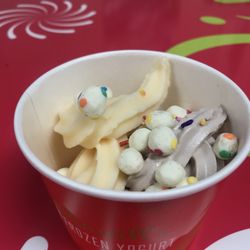 Pinwill's Frozen Yogurt - Love being able to mix and match flavors and toppings to whatever I wanted!