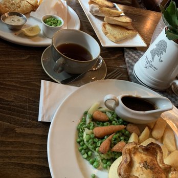 Sherlock Holmes - Steak pie and triple fries , garlic bread. Fish n chips - Pubs Near Me - London, XGL Sherlock Holmes - Steak pie and triple fries , garlic bread. Fish n chips - Pubs Near Me - London, XGL