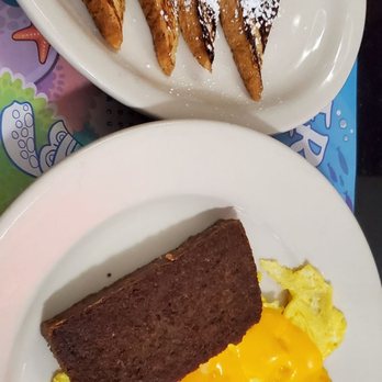 Werner's - Discounted breakfast of French toast, scrambled eggs with cheddar, and scrapple. - Breakfast & Brunch Near Me - Baltimore, Maryland Werner's - Discounted breakfast of French toast, scrambled eggs with cheddar, and scrapple. - Breakfast & Brunch Near Me - Baltimore, Maryland