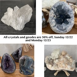 Cici 'n Tux - Take advantage of our  pre-Christmas special on crystals and geodes