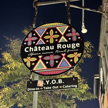 Chateau Rouge - Exterior signage - French Near Me - Philadelphia, Pennsylvania