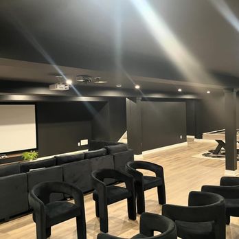 Clear Cut Painting - Basement goals unlocked: bold, black, and beautiful. - Painters Near Me - Webster, New York Clear Cut Painting - Basement goals unlocked: bold, black, and beautiful. - Painters Near Me - Webster, New York
