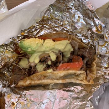 Granny's Tacos - Alambre with steak (healthy amount of Avocado too!) - my fav taco I ordered by far! - Food Trucks Near Me - Austin, Texas Granny's Tacos - Alambre with steak (healthy amount of Avocado too!) - my fav taco I ordered by far! - Food Trucks Near Me - Austin, Texas
