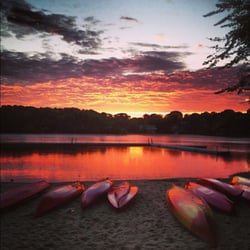 Camp Wingate*Kirkland - Elisha's Pond.  Sunset