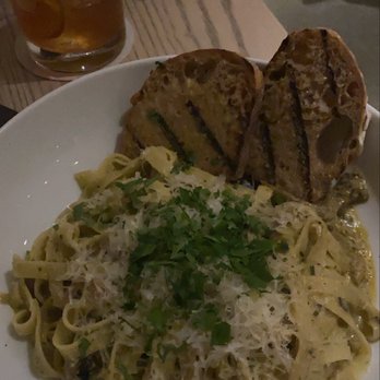 Mila - Mushroom & sausage tagliatelle - Vegan Near Me - Vancouver, British Columbia