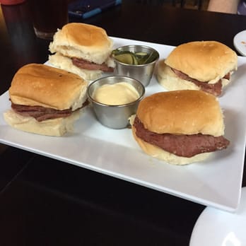 Urban Stack - Fried bologna sliders. Yum!! - Burgers Near Me - Chattanooga, Tennessee