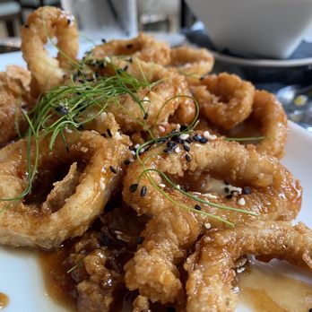 220 Merrill - Sweet and Spicy Calamari - New American Near Me - Birmingham, Michigan 220 Merrill - Sweet and Spicy Calamari - New American Near Me - Birmingham, Michigan