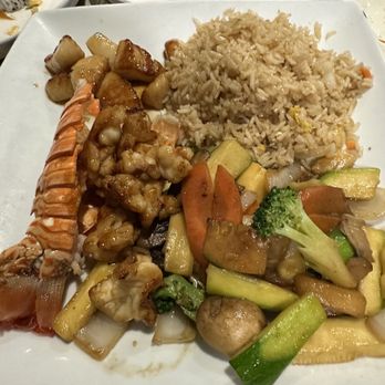 Soyumi Asian Kitchen - Lobster and scallop hibachi dinner - Asian Fusion Near Me - Statesboro, Georgia