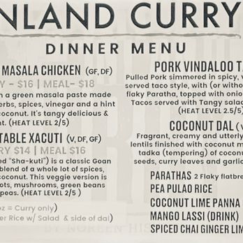 Inland Curry - Menu - Indian Near Me - Spokane, Washington Inland Curry - Menu - Indian Near Me - Spokane, Washington