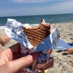 Beach Club of Cape May - Choco taco on the beach. Doesn't get any better