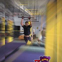 NinjAdventure Park - Obstacle Course, Monkey bars.