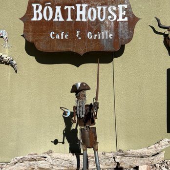 BoatHouse Cafe & Grille - Outside decor - Burgers Near Me - Meadview, Arizona