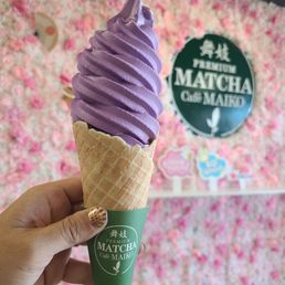 Ube Soft Serve