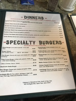 Menu photo 5 North Hi-Way Cafe Idaho Falls, ID Menu photo 5 North Hi-Way Cafe Idaho Falls, ID