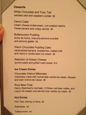 Menu photo 7 Grace Fort Worth, TX