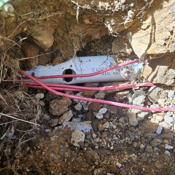 Cowboy Cutt Lawn Care - Here is the broken pIpe. - Lawn Services Near Me Cowboy Cutt Lawn Care - Here is the broken pIpe. - Lawn Services Near Me