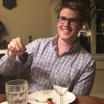 Bengal Tap Room - Kemp - the Hog Hunter enjoying a glass of Vino and a chocolate covered Strawberry!! Wow - Sports Bars Near Me - Baton Rouge, Louisiana
