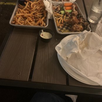 A Beer At a Time - a table full of food - American Near Me - Camas, Washington