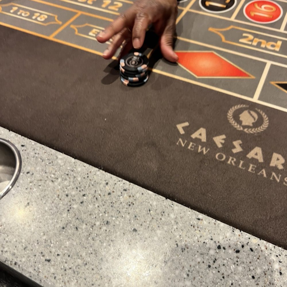 Roulette Time!!  All black chips!!
