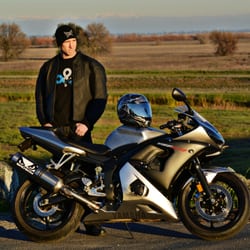 The 2003 R6 on Garden Highway right after Aaron did all the factory interval maintenance on it. Performed as a new machine.