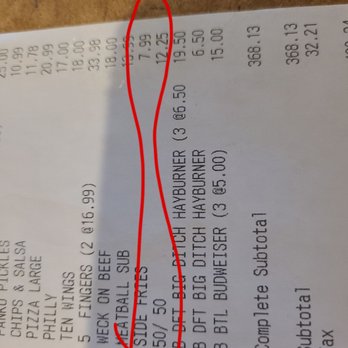 The Original Warehouse - the receipt for the restaurant - Chicken Wings Near Me - Buffalo, New York The Original Warehouse - the receipt for the restaurant - Chicken Wings Near Me - Buffalo, New York
