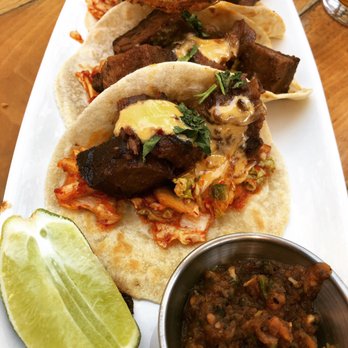 The Vig Fillmore - Short rib kimchi tacos - New American Near Me - Phoenix, Arizona The Vig Fillmore - Short rib kimchi tacos - New American Near Me - Phoenix, Arizona