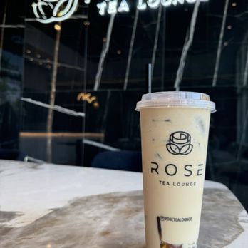 Rose Tea Lounge - Cupertino - Alishan Oolong Fresh Tea with Jasmine jelly - Bubble Tea Near Me - Cupertino, California Rose Tea Lounge - Cupertino - Alishan Oolong Fresh Tea with Jasmine jelly - Bubble Tea Near Me - Cupertino, California