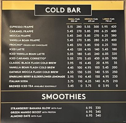 Menu photo 3 Second Cup Cafe Toronto, ON