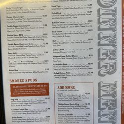 Wagon Wheel Steakhouse - Menu