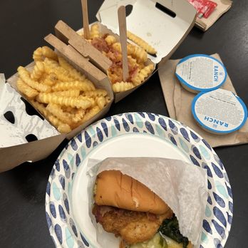 Shake Shack Mission Valley - Cheese Fries & Bacon Cheese Fries Chicken Shack- ranch - Burgers Near Me - San Diego, California Shake Shack Mission Valley - Cheese Fries & Bacon Cheese Fries Chicken Shack- ranch - Burgers Near Me - San Diego, California