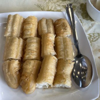 Good Luck Kitchen 粤唯鮮 - Fried dough eat with congee. Only ok. - Cantonese Near Me - Flushing, New York