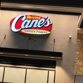 Raising Cane's Chicken Fingers - Raising Cane's sign - Chicken Wings Near Me - Monrovia, California Raising Cane's Chicken Fingers - Raising Cane's sign - Chicken Wings Near Me - Monrovia, California