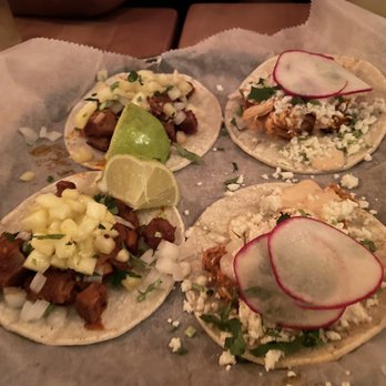 Bakersfield Mass Ave - Al Pastor Tostada Taquitos Chicken - Bars Near Me - Indianapolis, Indiana